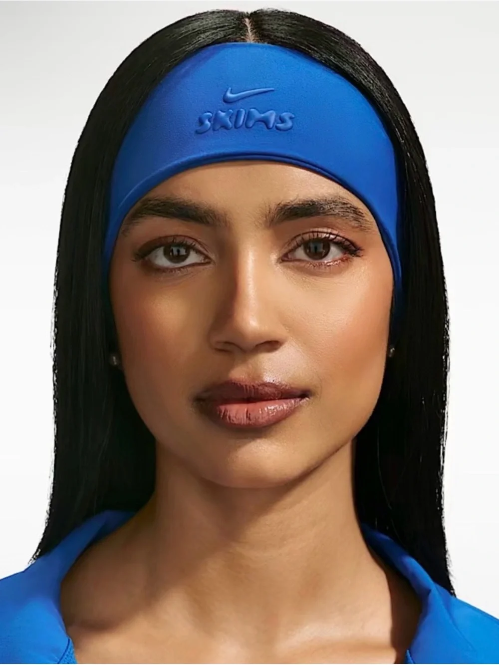 NWT- NikeSKIMS- Women's Dri-FIT Headband - Cobalt Blue
